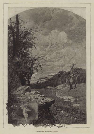 Los Meses, Marzo de Charles Auguste Loye